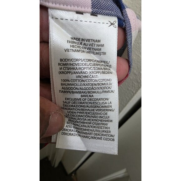 Ralph Lauren Polo Mens Classic Fit Plaid Button-Down Shirt XXL Red/Green/Blue - Picture 8 of 8